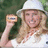 A pixelated image of a person holding an object, with orange background and white text reading "dirty mouth? clean it up with orbit!!!".