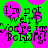 Pixelated text on a green background with pink circular overlays, displaying 'I'm Pat Weir' and 'You're My Boyfriend!' in black block letters.