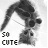 A 48x48 pixel animated buddy icon featuring a black-and-white stick figure in a dynamic pose with text "50 CUTE" below, displayed across five sequential frames on a contact sheet background.