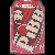 Animated composition showing two product images plus text, with a lower section containing pixelated faces.