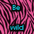 six distinct with text overlays on various backgrounds including zebra stripes, leopard print, and solid pink, featuring a strawberry, a silhouette, and a stylized letter A