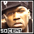 A 4-frame contact sheet of a pixelated animated icon featuring the same person in four distinct visual states with "50 CENT" text below each frame.