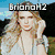 A static image shows a woman with long blonde hair in a light-colored top, with text above her head.
