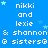 Blue background with repeated text and star symbols in white, light blue, and cyan.