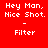 Pixelated text on four colored backgrounds: red, dark red, black, and deep red with white lettering.