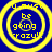 Four circular yellow concentric rings on a blue background with pixelated text reading "U must be going crazy!!" in the center of each ring.