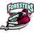 Pixelated icon shows a red vehicle with green and white text above it on a white background.