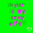 Green background with pink text reading 'skyler is my sexy wife!!!' and white pixelated heart or arrow symbols in a