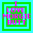 Four identical pixelated squares with green and cyan borders display pink text reading "I LOVE MORGIE BUTT" in a retro digital style.