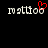 Pixelated text 'msttcoo' with a red heart symbol above the last two letters on black background, shown in static and animated states.