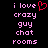 Pixelated text in pink and red on black background, with a heart symbol replacing the 'o' in 'love'.