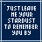 Pixelated text on dark blue background with animated light effects, displaying 'JUST LEAVE ME YOUR STARDUST TO REMEMBER YOU BY' in white and cyan letters.