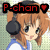 Two pixelated anime-style characters with text above them; left character has brown hair and headphones, right character has black hair and a green shirt.