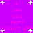 Purple background with pink text reading "I love you Matt" and date stamps, surrounded by white star shapes.