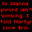 Red pixelated text repeats across a black background in a pattern, forming a dense wordwall of identical phrases
