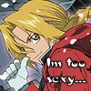 Anime-style character with blonde hair in a ponytail, wearing a red hooded jacket and white gloves, holding a finger to lips with text overlay.