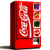 Static 50x50 pixel buddy icon depicting a red Coca-Cola vending machine with visible logo and drink selection buttons.