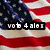 American flag background with 'vote 4 alex' text overlay, yellow star patterned background with 'president' text overlay, and blue-and-white globe graphic with 'next student council...' text.