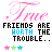 A 48x48 pixel animated contact sheet showing three frames of a buddy icon with pink cursive text, black blocky text, and colored stars changing positions across frames.