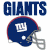 A split-screen icon with 'GIANTS' text above a blue football helmet on the left, and green pixelated text reading 'Original Icons .com' on a dark background right.