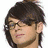 A pixelated image of a person with dark hair and glasses, featuring pink text reading "So Fierce" overlaid on the lower portion.