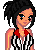 Pixel art contact sheet showing a female character's full body and partial views with text "Foot Ball hottie" below the frames.
