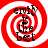 Red and white spiral background with black text 'emily is the best' in four quadrants, each showing slight variations in pixelation.