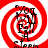 Red and white spiral background with black text 'YOU' at top, 'ME' in center, and 'SLEEP' below; four identical arranged in a