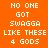 Four display identical pixelated text on different colored backgrounds: orange, dark red, dark blue, and light red