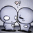 Two cartoon figures embrace under a floating heart, with text reading 'I LOVE my sadie may' on a black background with pixelated borders.