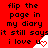 Red background with repeated black text and white corner elements containing red hearts, showing animation where heart colors alternate between solid red and outlined red.