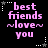 Pixelated pink text on black background with white star and dot border elements.