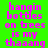Pixelated text on bright green and yellow backgrounds with pink lettering.