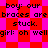 Pixelated text on a red and pink checkered background with repeated phrases.