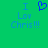Green background with blue pixelated text reading "I Love Chris!!!" and a heart symbol replacing the 'o' in Love.