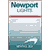 Pixelated static icon depicting a stylized coastal scene with layered horizontal sections and abstract shapes representing water, sky, and landforms.
