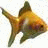 A 2x2 contact sheet of a pixelated animated icon featuring a goldfish and text reading "you smell like fish."