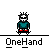 Pixelated character with white skull face, teal shirt, red shorts; four static poses and three animated actions on gray background.