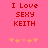 Red pixelated text on pink background with animated heart sequence below.