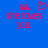 Blue background with red pixelated text and symbols: two small red squares, a red heart, and the phrase "she loves you." in red pixelated letters.