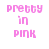 Pixel art buddy icon featuring a female soccer player with braided hair holding a soccer ball, accompanied by pink text reading "pretty in pink" and "wicked in uniform" on a white background.