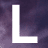 A contact sheet of 10 animated frames showing a stylized text-based icon with the letters L, C, O, and J on a purple cloud background transitioning to gray.