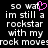Pixelated text on black background with pink heart symbol replacing 'i' in 'im', showing two side-by-side identical frames.
