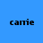 Four display the word 'canie' in black pixelated text on solid blue, purple, orange, and gray backgrounds
