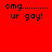 Four display identical text on different background colors: red, light red, white, and pink
