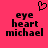 A static pixel art icon with a bright pink background, featuring black text and a heart symbol.