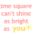 Pixelated text in pink and yellow with a star symbol, arranged in four lines across two on white background