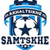 Pixelated blue and white icon featuring a crown, columns, star, and text 'SMTSKE' with a blue emblem below.