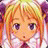 A pixelated anime-style character with blonde hair and purple eyes appears on the left side of a contact sheet, while the right side displays text reading "Anime IM" above "COM" against a black background.