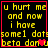 Yellow pixelated text on black background with red border, displaying 'u hurt me and now i have some1 dotsome1 dots beta dam' and a red heart symbol.